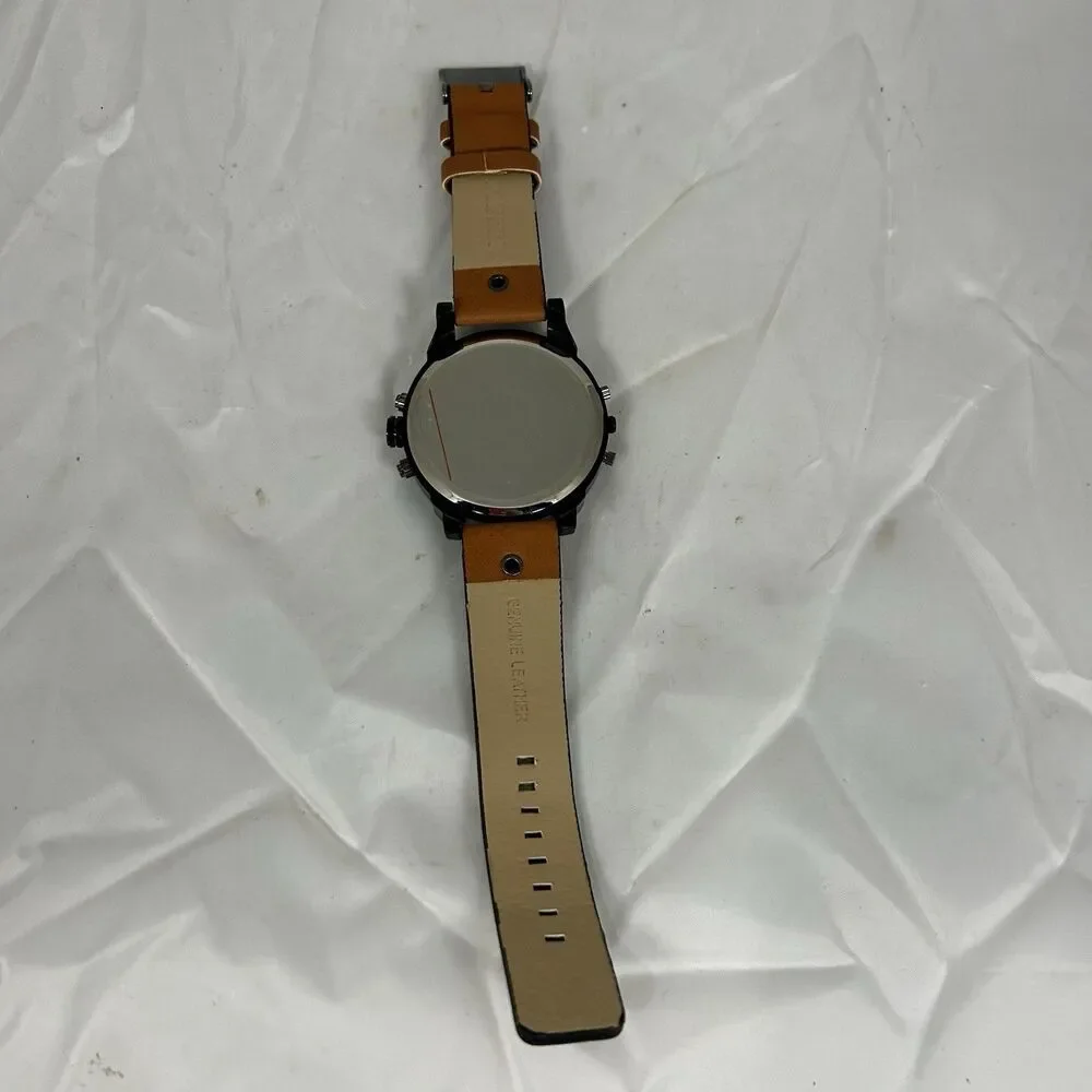Diesel Mr. Daddy 2.0 DZ7332 Men’s 57mm Chronograph Watch Brown Leather Band